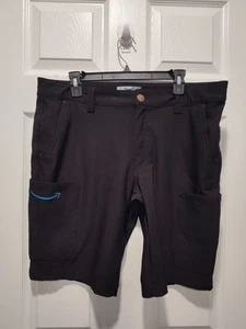 Amazon Luly Yang Shorts Uomo Large Nero Performance Utility Consegna Driver - Foto 1 di 12