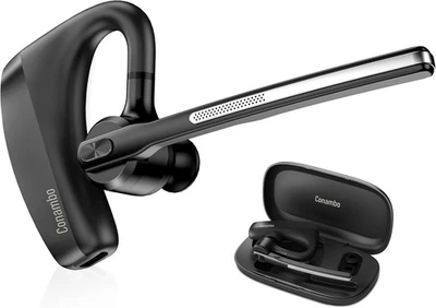 Conambo K10C Bluetooth Black Earpiece V5.2 Wireless Headset With Dual Mic K10C - Image 1 of 4