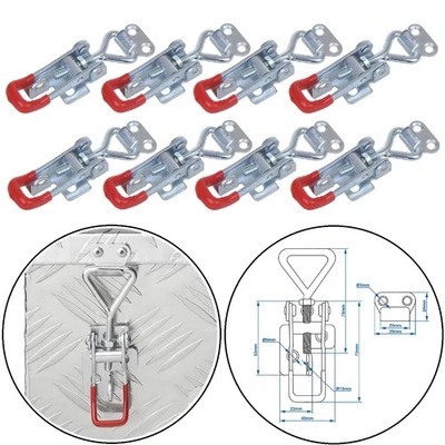 Spannverschluss 115–125 mm – Halter / Exzenterverschluss Anhänger – 8er-Set - Bild 1 von 4