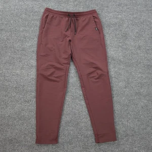 UNRL Pants Mens Large Maroon Red Performance Pant Golf Gym Running Sports Jogger - Picture 1 of 12