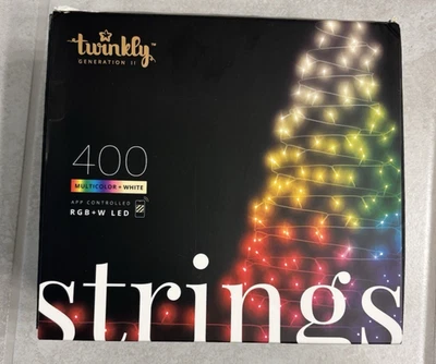 Twinkly Strings - Luces LED de Navidad controladas por aplicación 400 RGB+W LED Foto 1 de 4