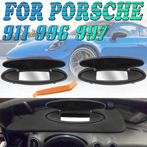 Par de carcasas de cubierta de espejo parasol para Porsche 911 996 997 para Boxster 986 987 - Imagen 1 de 10