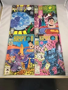 World of Krypton # 1 - 4 carreras completas DC Comics 1987 Superman Supergirl Zod en estado bastante bueno- - Imagen 1 de 11