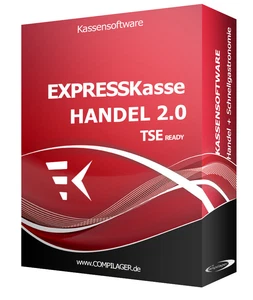TSE Touch Kassensoftware EXPRESSKASSE X ² Scannerkasse fur Kiosk Laden Friseurs