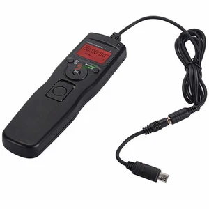 LCD Timer Remote Shutter Release Cord for Sony A7 A7R A7II A7S A58 A6000 RM-VPR1 - Picture 1 of 8