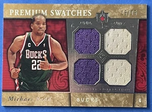 2006-07 Ultimate Collection Premium Swatches Quad Patch Michael Redd 16/75 PR-MR - Picture 1 of 3