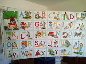 Panel de tela My ABC Book #16624 de colección de Darlene Zimmerman para Robert Kaufman NUEVO - Imagen 1 de 6