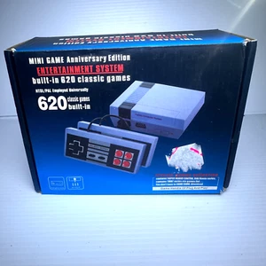 MINI GAME Anniversary Edition ENTERTAINMENT SYSTEM Built-In 620 Classic Games - Foto 1 di 8