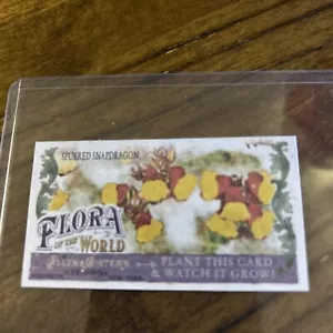 RAR! Allen&GinterTopps 2011 Flora of the World Minis Spurred Snapdragon - Bild 1 von 2