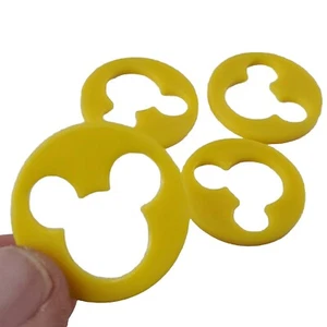 Wonderful World Disney Trivia Board Game Replacement Parts Pieces Lot 4 Yellow - Picture 1 of 4
