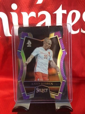 2016-17 ARJEN ROBBEN 141/149 PANINI SELECT PURPLE DIE-CUT - Image 1 of 2