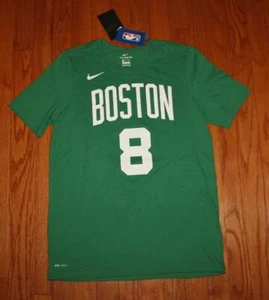 Boy's NIKE T-Shirt KEMBA WALKER #8 Boston Celtics Name Number Large (14-16) *4K - Picture 1 of 7