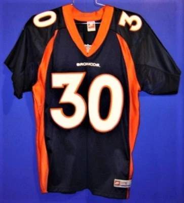 JERSEY DENVER BRONCOS TERRELL DAVIS #30 AZUL MARINO Talla 48 NFL Nike Foto 1 de 4