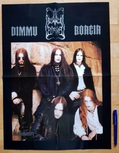 Dimmu Borgir + Hammerfall Poster DIN A2 Metal Hammer 1998 Rock Band Heavy - Bild 1 von 2