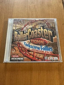 Video Game PC Roller Coaster Tycoon Corkscrew Follies Expansion Pack NEW SEALED - Picture 1 of 3