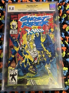 Ghost Rider #v2 #26 9.8CGC SS Dual Signature Autograph STAN & JIM LEE X-Men App. - Picture 1 of 3