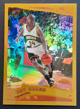Ray Allen 2005-06 Topps Chrome Gold Refractor /99 Seattle Supersonics