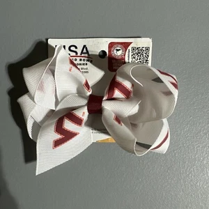 Virginia Tech Hokies moño de pelo VT Cheer Bow accesorio animación fútbol baloncesto - Imagen 1 de 2
