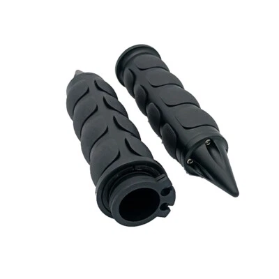 Motorcycle 1" Handlbar End Hand Grips For Big Dog Coyote K-9 Mastiff Mutt - Image 1 of 4