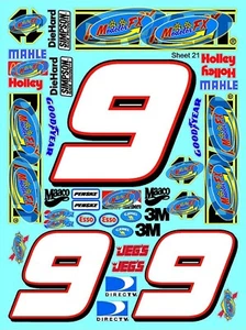 CLEAR VINYL Sticker Sheet #21-R/C Sponsor Decal 1/24-1/16 Scale DIE CUT-Dewalt - Picture 1 of 12