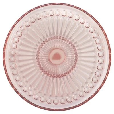 GreenGate Teller Glasteller Alice rosa Kuchenteller Dessertteller Glas Ø18,5 cm - Bild 1 von 4