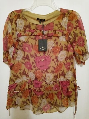 Massimo Dutti Flowy Floral Women's Top. NWT. Size 4 - Image 1 of 4