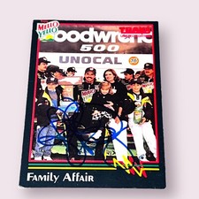 Kyle Petty 1992 TRAKS MELLO YELLO SET #12 WINSTON CUP NASCAR LEGEND signed card