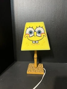 2005 Spongebob Squarepants Felt Lamp 15” Tall Plus Light Plate Cover - Picture 1 of 21