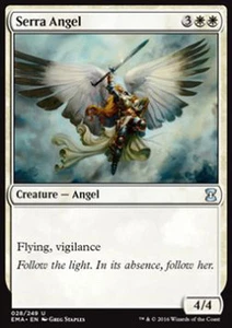 MTG SERRA ANGEL FOIL EXC - ANGELO DI SERRA - EMA - MAGIC - Picture 1 of 1