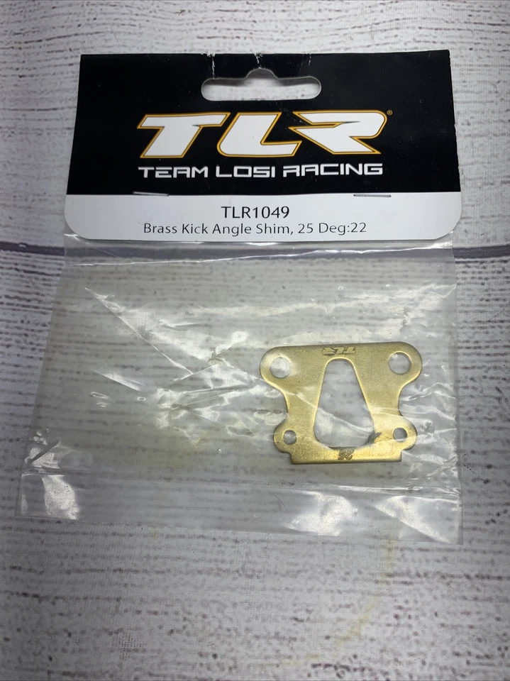 Team Losi Racing Brass Kick Angle Shim 25 Degrees 22 TLR1049 Car/Truck BOX C3 - Image 1 of 1