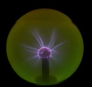 Fun Lites 10" Plasma Ball with 6" Glass Globe with Electric Power Cord & Switch - Picture 1 of 11