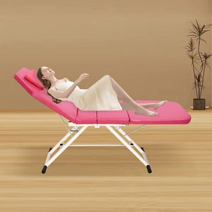 3 Zonen Rosa Massageliege Kosmetikliege Therapieliege Behandlungsliege - Bild 1 von 16