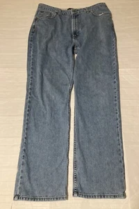 Tommy Hilfiger 35/32 Hombre’s Calce Relajado Usado Desgastado Jeans Agujero Defecto - Imagen 1 de 12