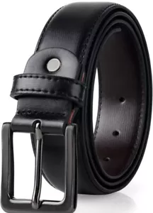 Maikun Cinture Uomo Pelle,Cinture Pelle Nera - GRATIS IL GIORNO DOPO ✅🚨 - Foto 1 di 6