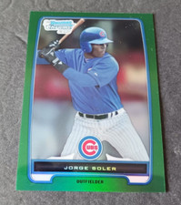 2012 Bowman Chrome Green Refractor Jorge Soler Rc #BCP120