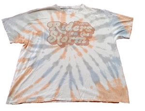 THE DOORS Riders on the Storm Unisex 70s Band Retro Tie-Dye T-Shirt Gr. S/M - Bild 1 von 7