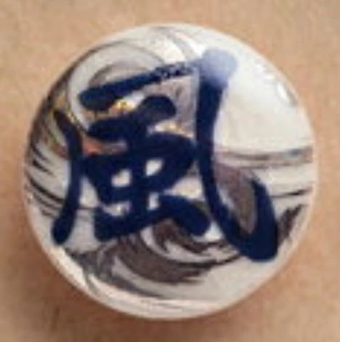 Satsuma Buttons 20mm Height 8mm Pottery Wind Handicraft Sewing Cover