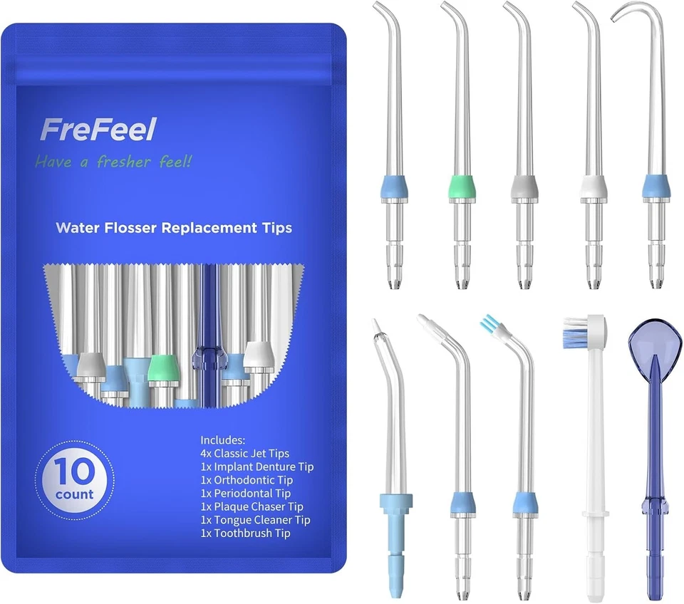 Waterpik Pp-100e Pik Pocket Flosser 2 Tips Shelfpull