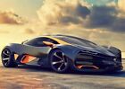 Fast Car Poster Supercar Sports Car Game Speed Racing Wall Art Pictures Print A4