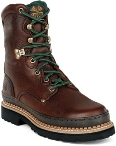 GEORGIA  MEN'S  GIANT STEEL SAFETY TOE OIL-RESISTANT BOOTS  G8374 M/W 7-17 NEW - Picture 1 of 8