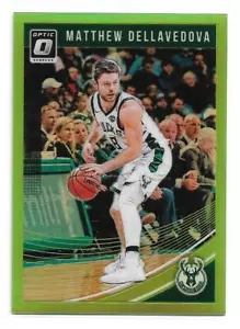 Matthew Dellavedova 2018-19 Panini Donruss Optic lime prizm #33/149 Bucks - Picture 1 of 2