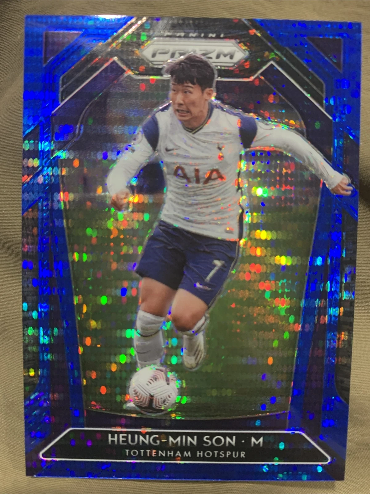 AVB - HEUNG-MIN SON 2020/21 PRIZM EPL BLUE PULSAR 010/195 TOTTENHAM