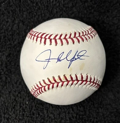 Justin Upton Firmado Autografiado OMLB BÉISBOL Foto 1 de 2