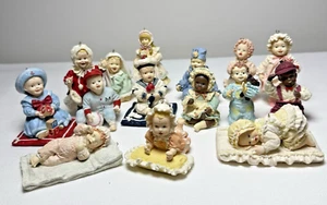 Juego completo de adornos para muñecas Ashton Drake Heirloom 1993 vintage (lote de 15) - Imagen 1 de 6