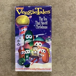 Veggie Tales The Toy That Saved Christmas VHS Big Idea Productions - Picture 1 of 3