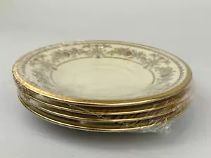 NUOVO set di 4 piattini Lenox Castle 6" * NOS - Foto 1 di 3