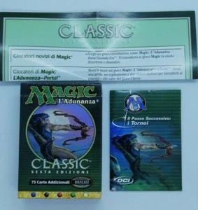 Classic Sesta Edizione ITALIANO Mtg Magic EMPTY BOX SET - COFANETTO VUOTO - Picture 1 of 1