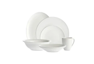Godinger Bradford 34 Piece Bone China Set in White Lord & Taylor, new - Picture 1 of 2