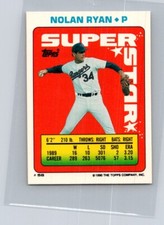 1990 Topps Stickers #58 Nolan Ryan