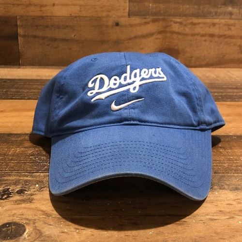 VTG Los Angeles Dodgers Hat Strapback Cap Mens Blue Nike MLB Baseball